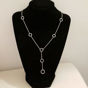 Tiffany & Co Necklace Circle Hoops Rare Retired